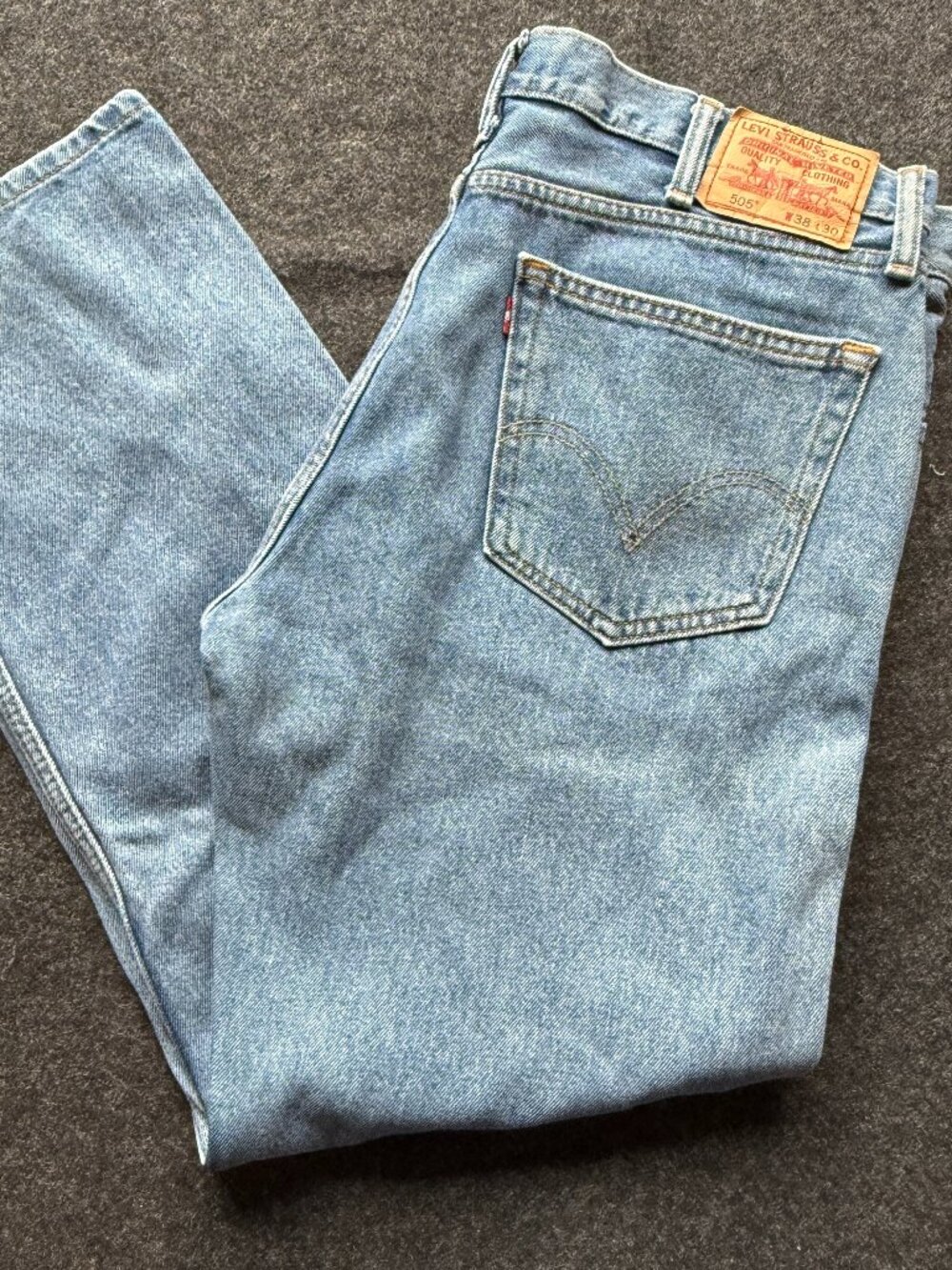 Levi’s 505 Men’s Jeans 38x30 Light Wash